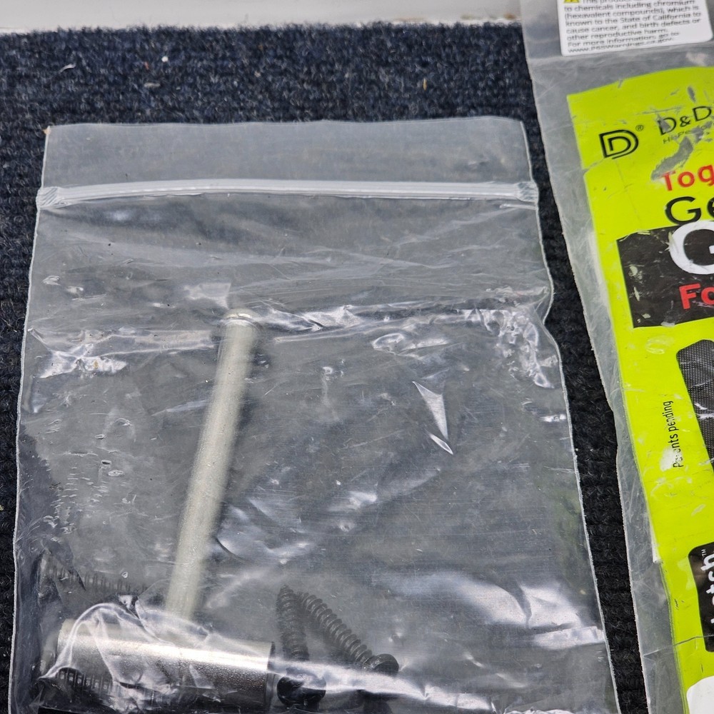 D&D Technologies TL01 T-Latch Action Gate Latch, Padlock Gravity Gate Latch