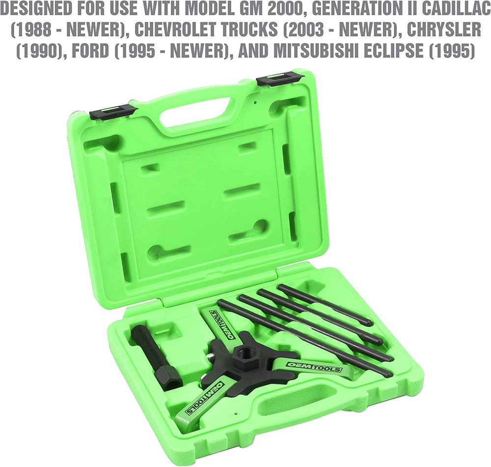 OEMTOOLS 25090 Harmonic Balancer Puller Kit, Adjustable 3-Jaw Puller Fits Most &