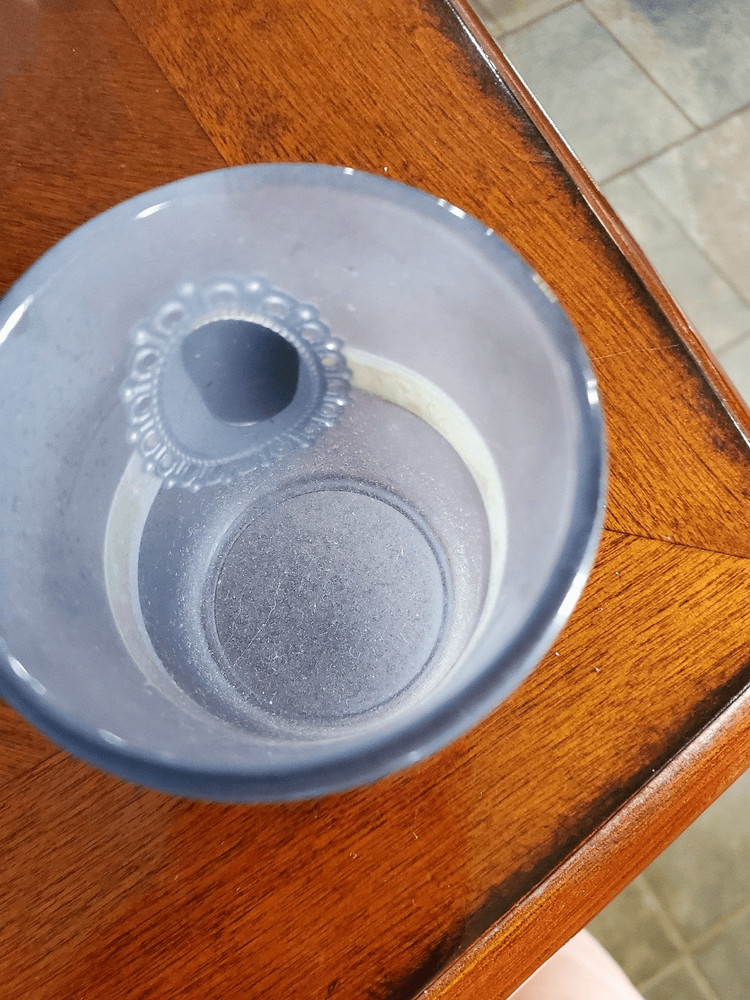 2 Cameo Votive Candle Holders