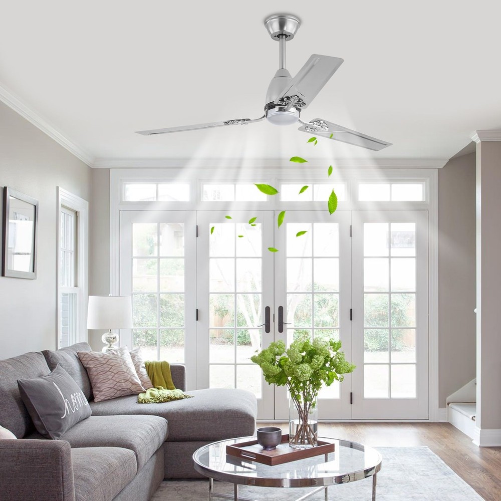 Dimmable LED Ceiling Fan with Remote Control - Energy-Efficient Lighting