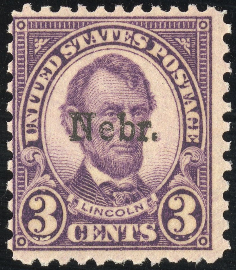 US Stamps # 672 MNH Fresh Striking Overprint Shift
