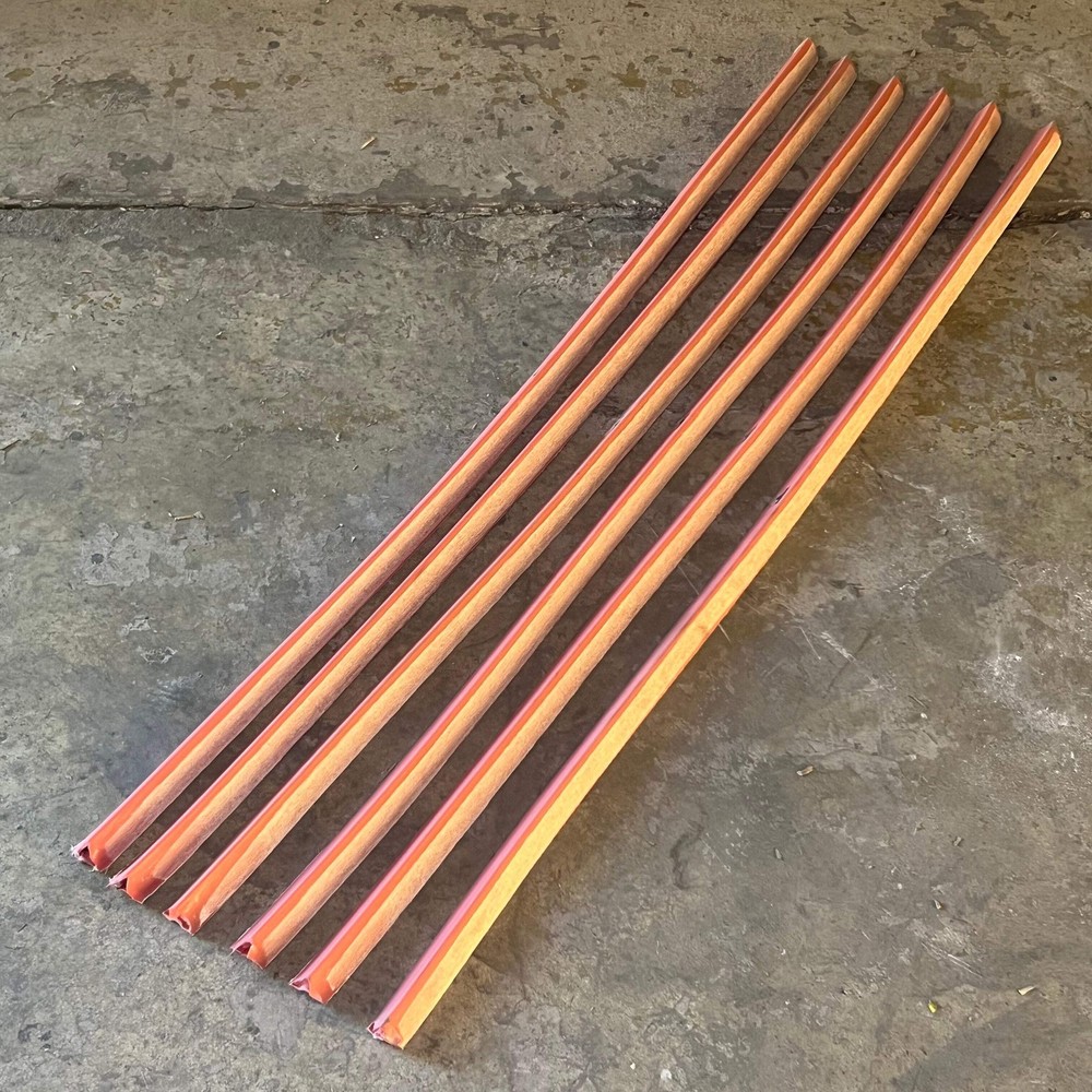 CHAMPIONSHIP (6 PACK) Pool Table Rail Rubber 48"L Light Pink