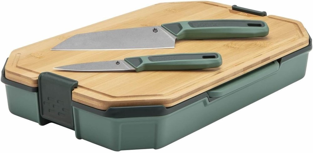 Gerber Gear ComplEAT Cutting Board Set - Cutting Board Kit with Polypropylene