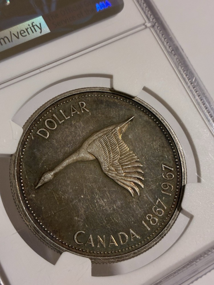 1967 Canada Dollar NGC MS62—Great Coin!