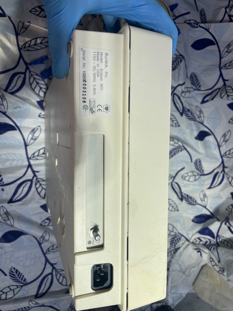 Burdick Eclipse 800 ECG/EKG Electrocardiograph Machine with EKG cable