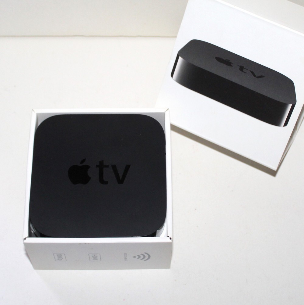 Apple TV 3rd Generation A1469 1080p Media Streamer with remote + packaging