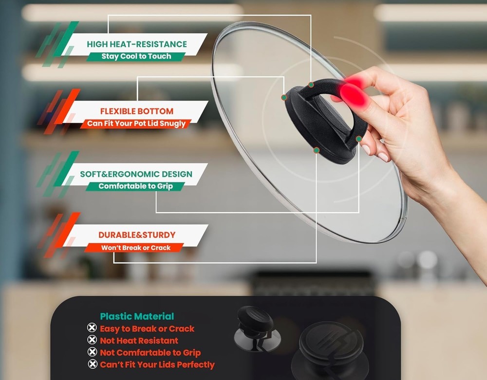 Effortless Crock Pot Lid Handle Replacement - Heavy Duty & Dishwasher Safe