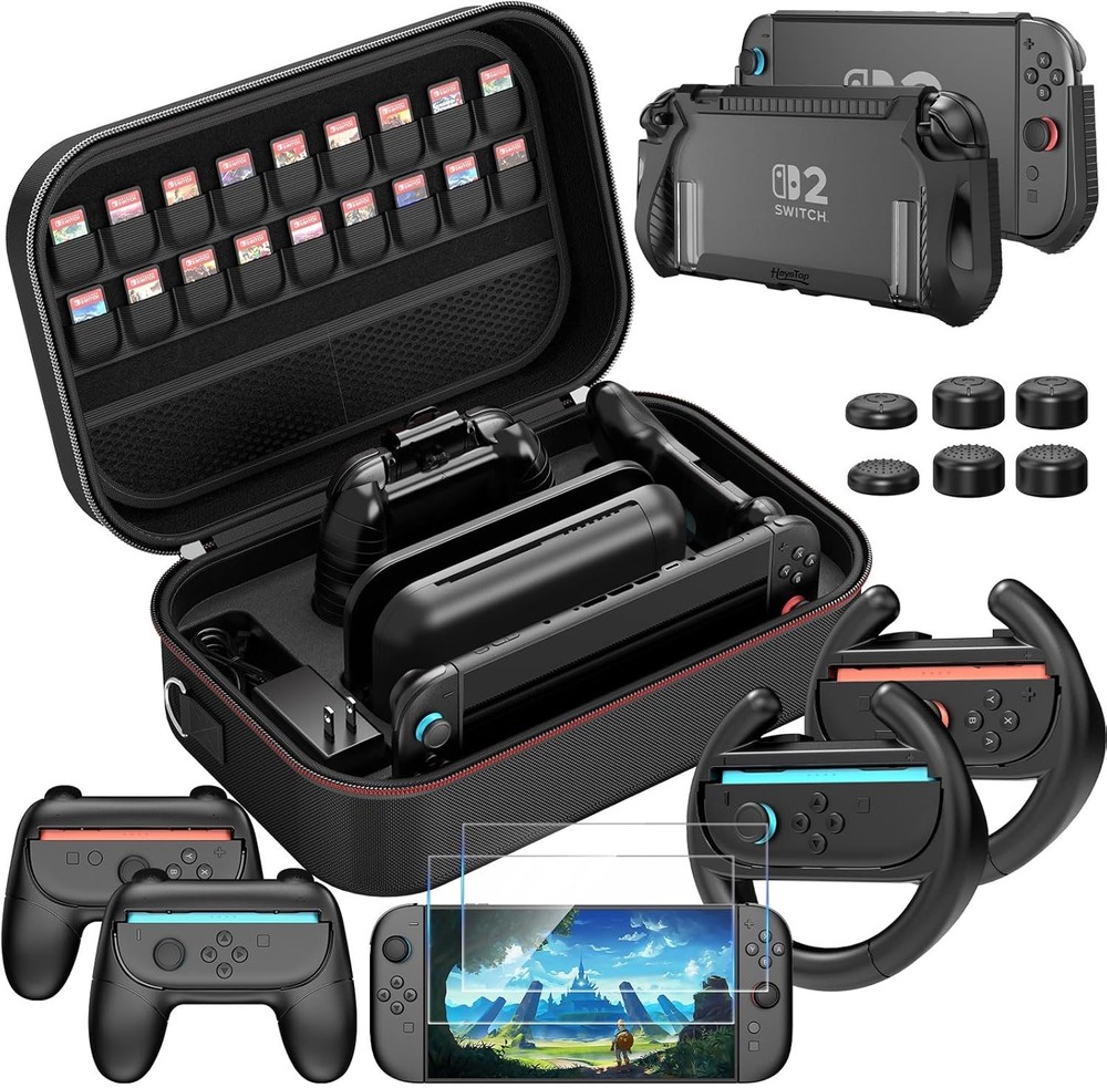 🏆Cover Bag Case Accessories Bundle Switch 2 Protective for Nintendo Switch 2 Y