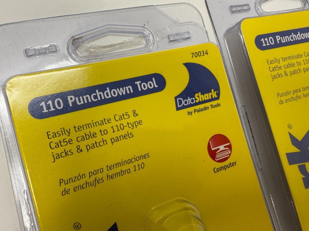 Three (x3) Data Shark, 110 Punch down Tool, Sealed