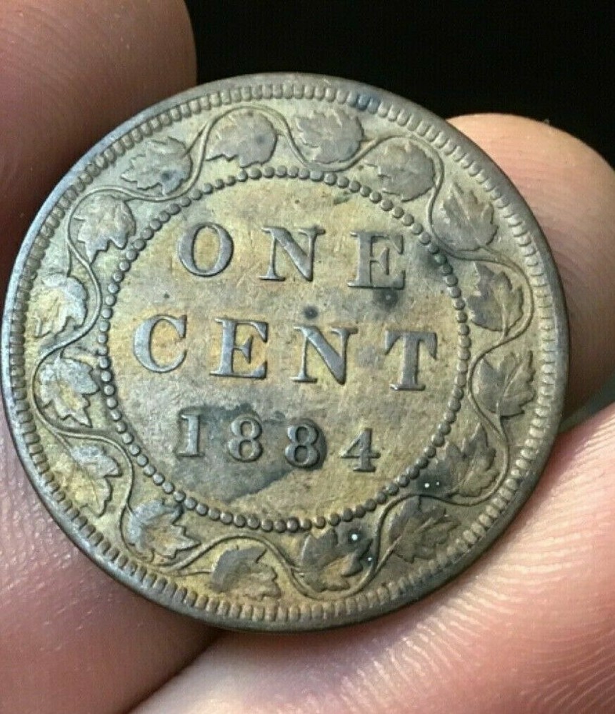 1884 Canada Large Cent, Low Mintage Date