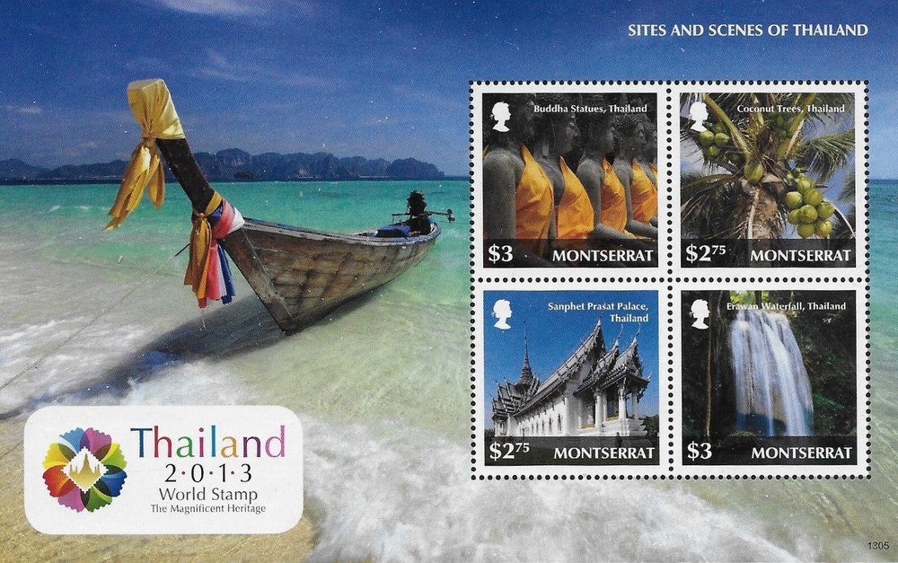 Montserrat Scott #'s 1327 MNH