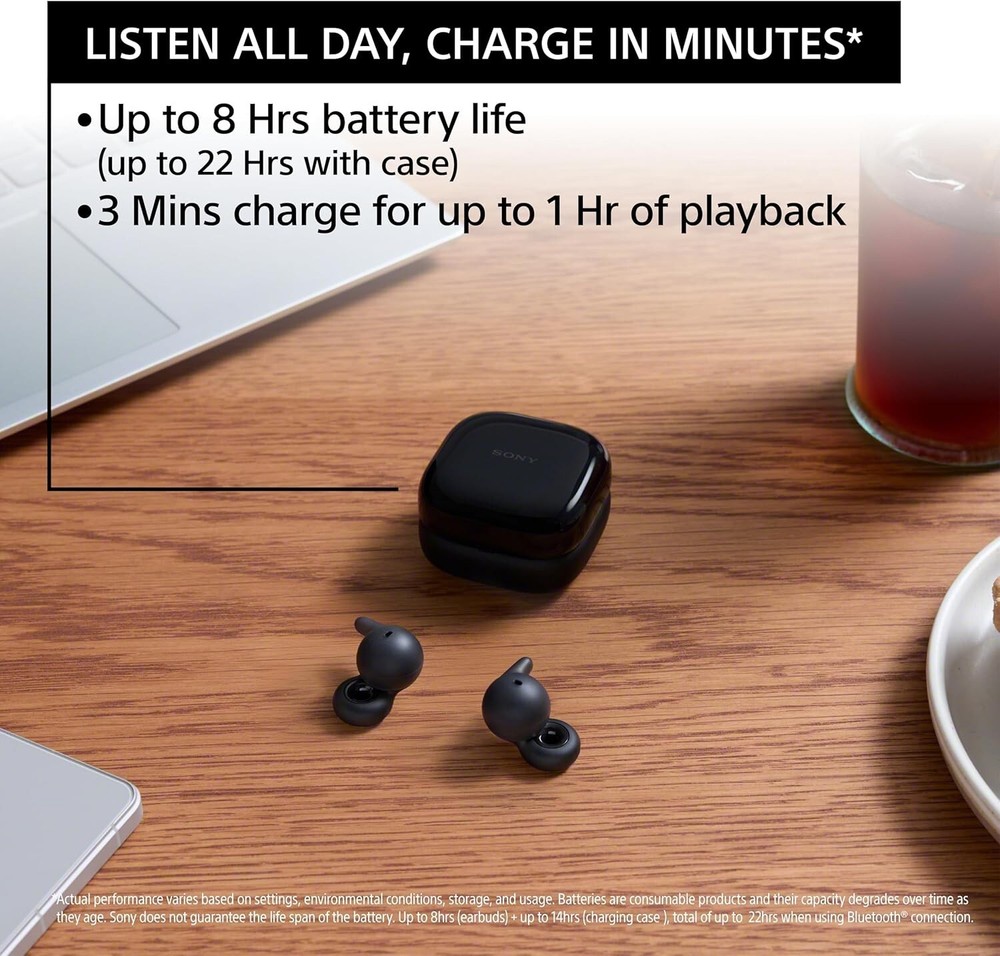Sony - LinkBuds Open True Wireless Earbuds - White- Newest Model WF-L910