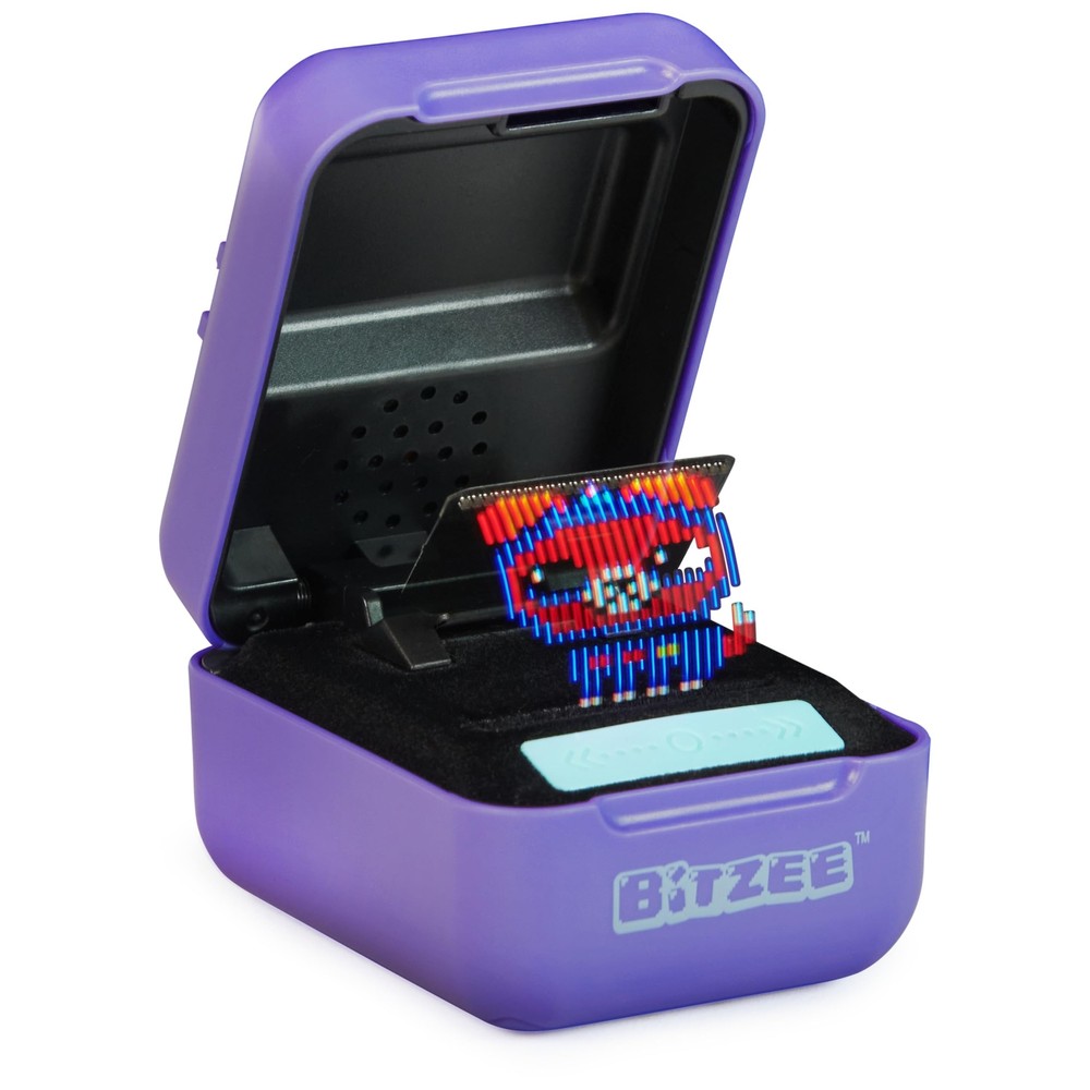 Bitze Interactive Toy Digital Pet and Case with 15 Animals Inside React to T...