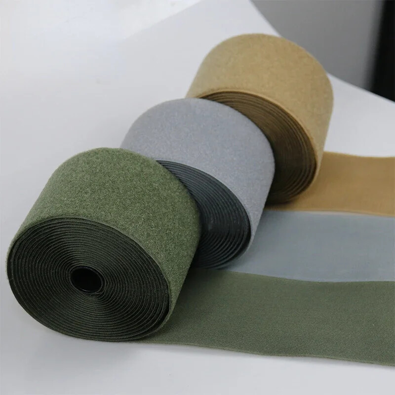 1yard Length 10cm Width Hook or Loop Sticker Tape Sewing Webbing DIY Bag Cloth
