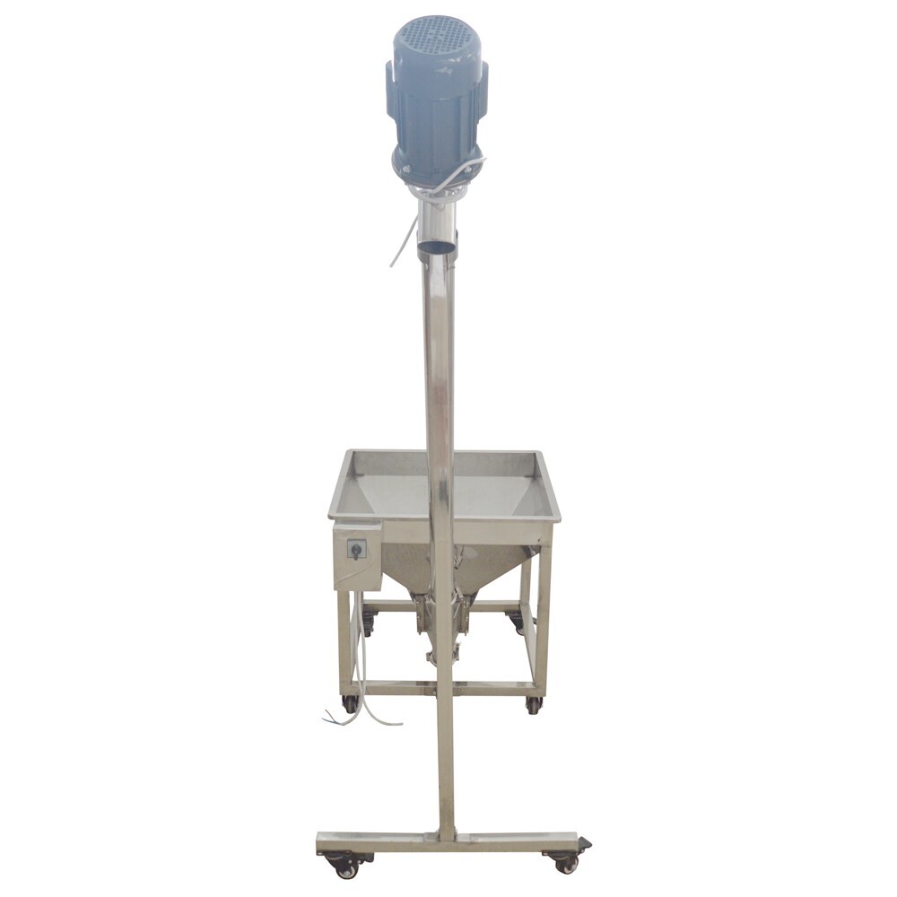Automatic Spring Feeding Inclined Feeder Screw Type Conveyer Feeding Machine