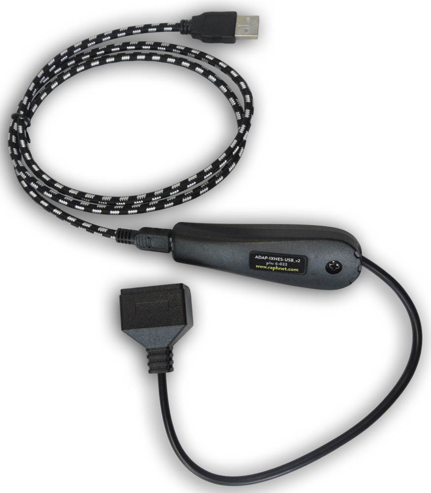 NES Controller to USB Adapter Cable by raphnet technologies ADAP-1XNES-USB_V2
