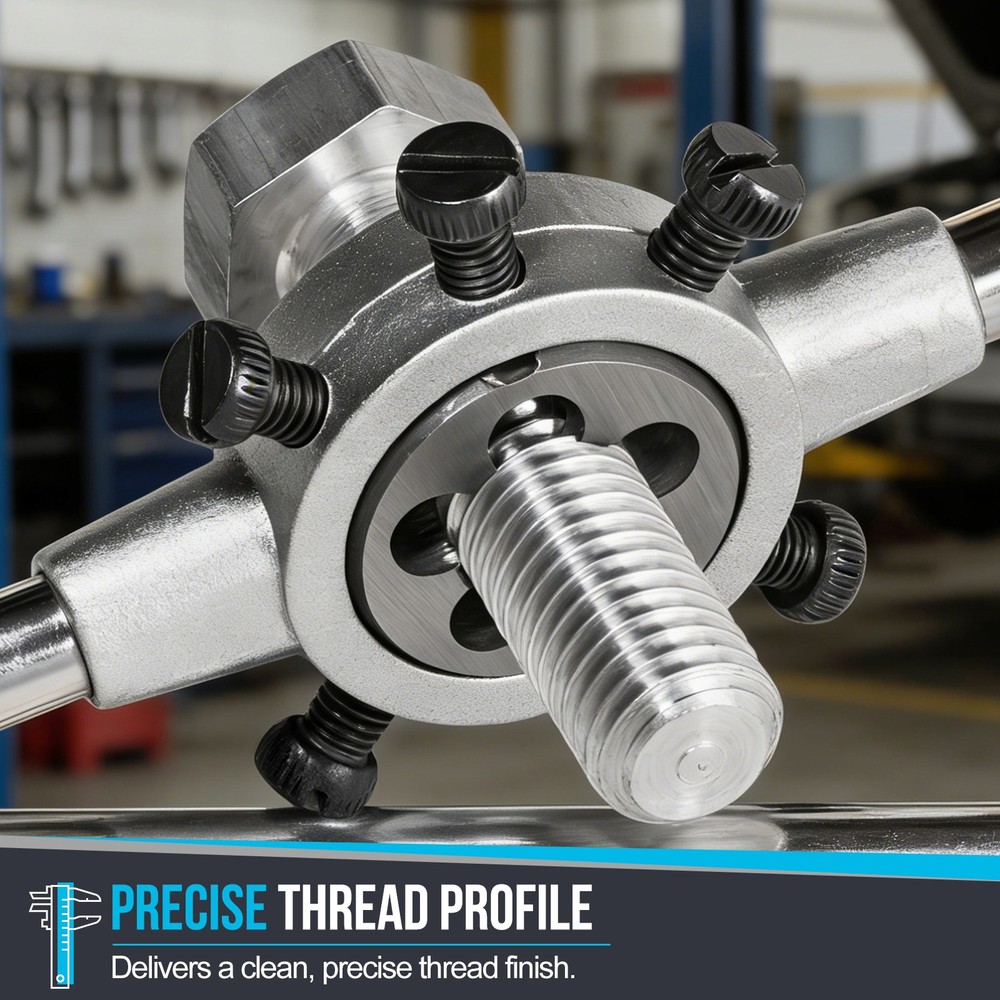7/16"-20 UNF Round Threading Die, Right Hand Threading Die Adjustable