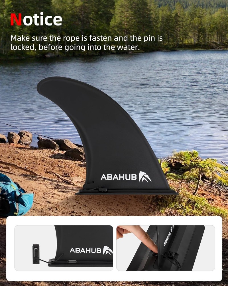 9'' SUP Fin Inflatable Paddle Board Replacement Fins, Quick Release Slide in...