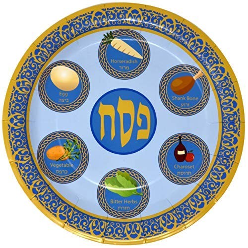 48 9" Passover Plates for Seder Plate Disposable Paper Tableware Party