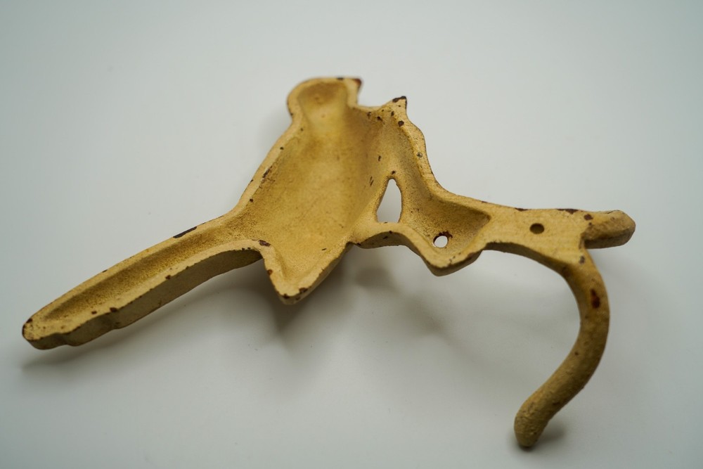 Vintage Cast Iron Bird Coat Hook B5