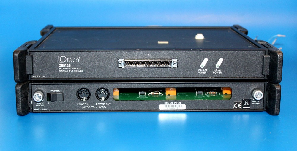 Lot 2 IOtech DBK23 I/O 24-Channel Optically Isolated Digital Input Module