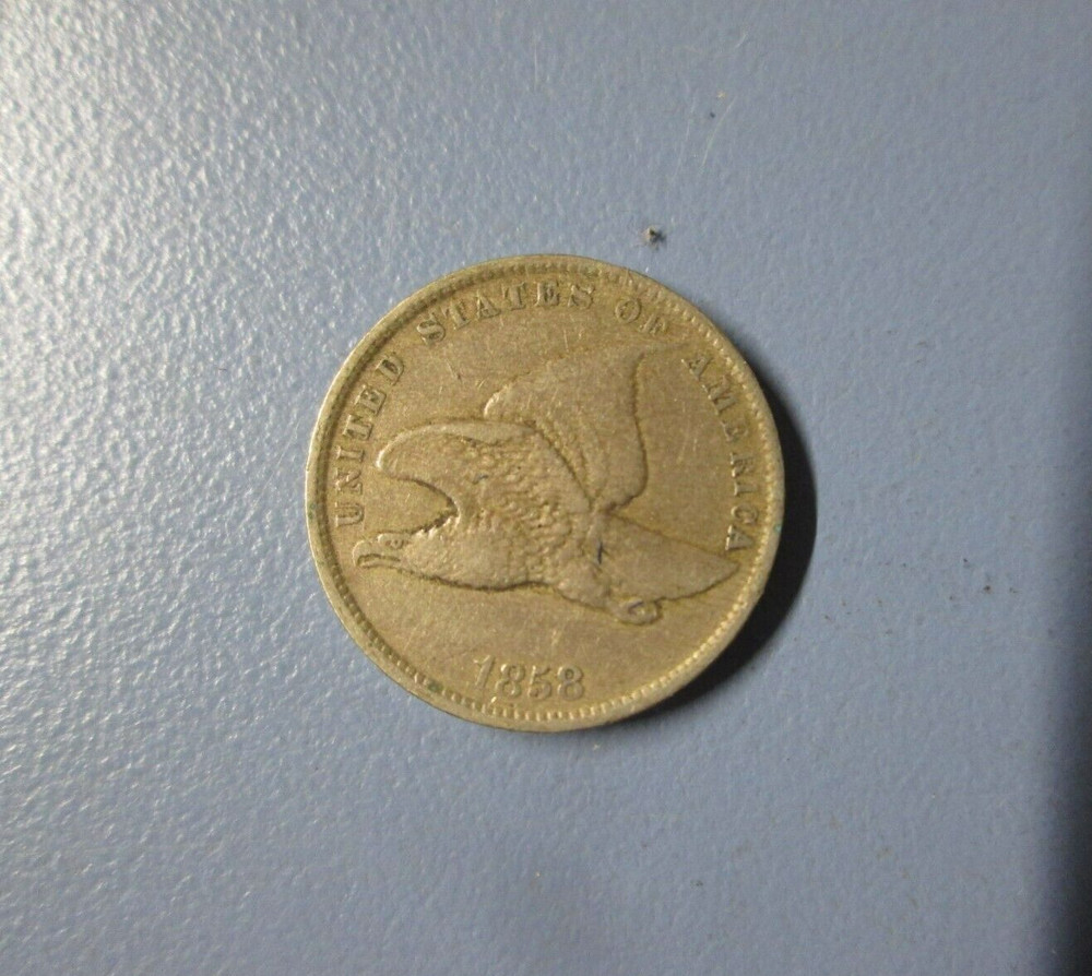 1858 SL Flying Eagle Cent Small Letters