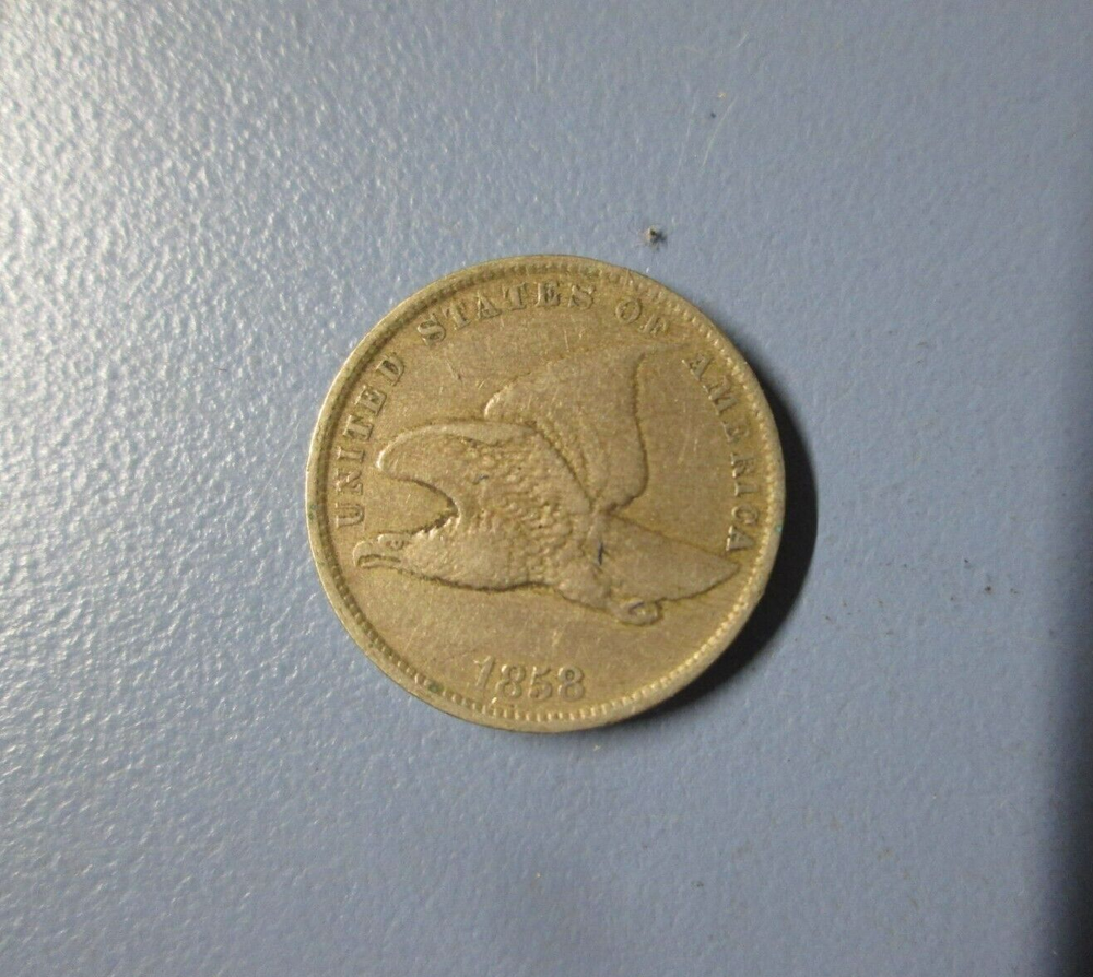 1858 SL Flying Eagle Cent Small Letters