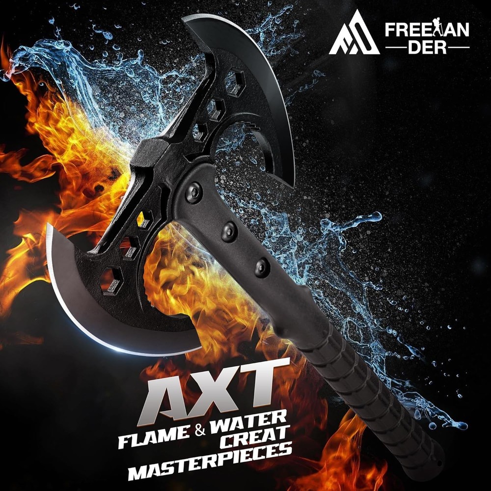 Freelander Professional Throwing Axe Set – 2-Pack 16" Throwing Hatchet Set wit