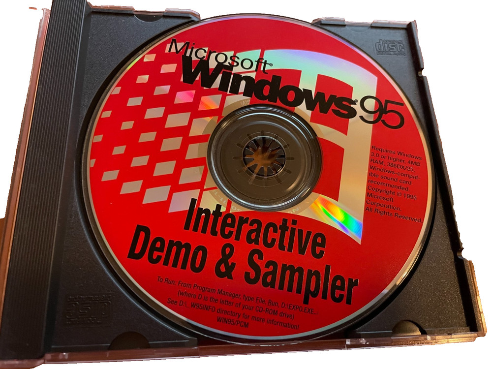 Microsoft Windows 95 Interactive Demo & Sampler