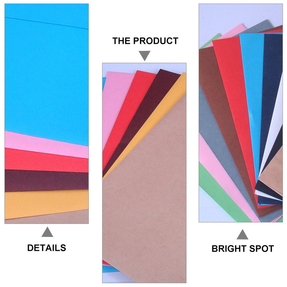 40 Pcs/ Creative Paper Envelope Color Envelopes Business Colored