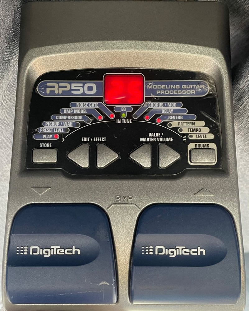 DigiTech RP50V Multi-Effect Modeling Guitar Processor No Power Supply - Tested