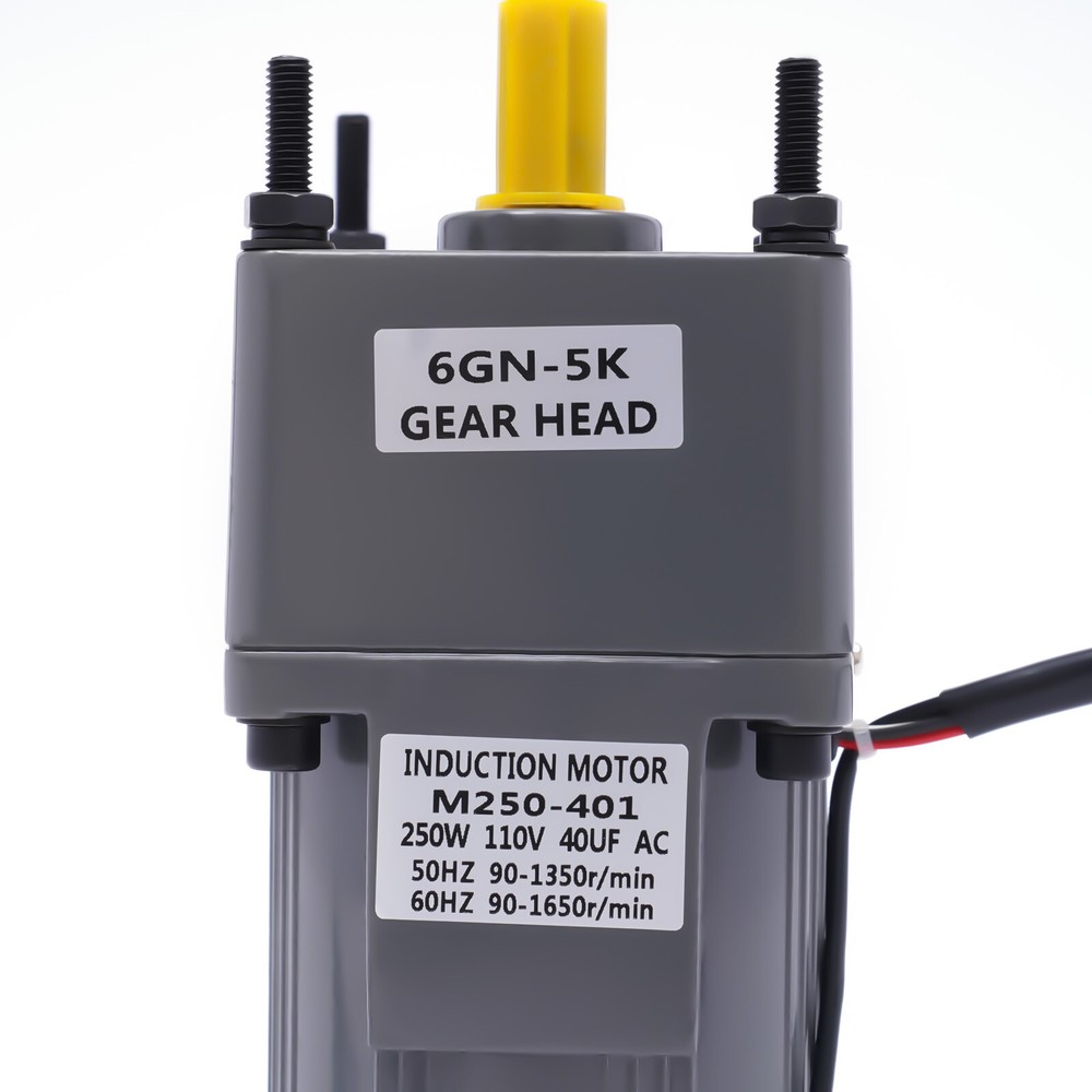 250W 110V AC Gear Motor with Variable Speed Controller and Bracket Single-Phase