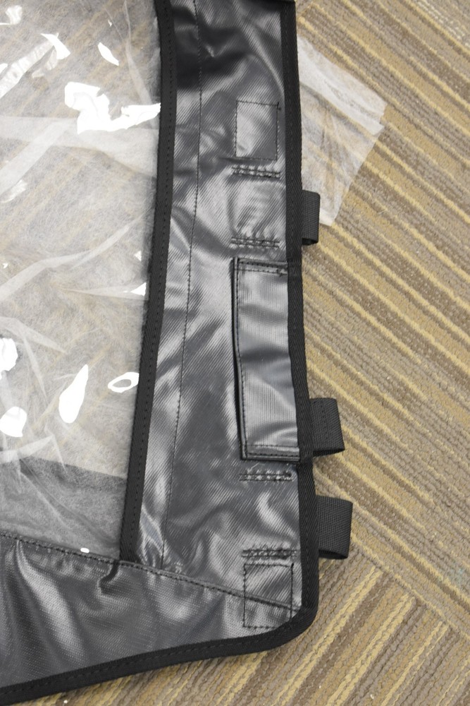 Kemi Moto UTV Soft Upper Door Enclosure Set Right Left Black Hook & Loop Straps