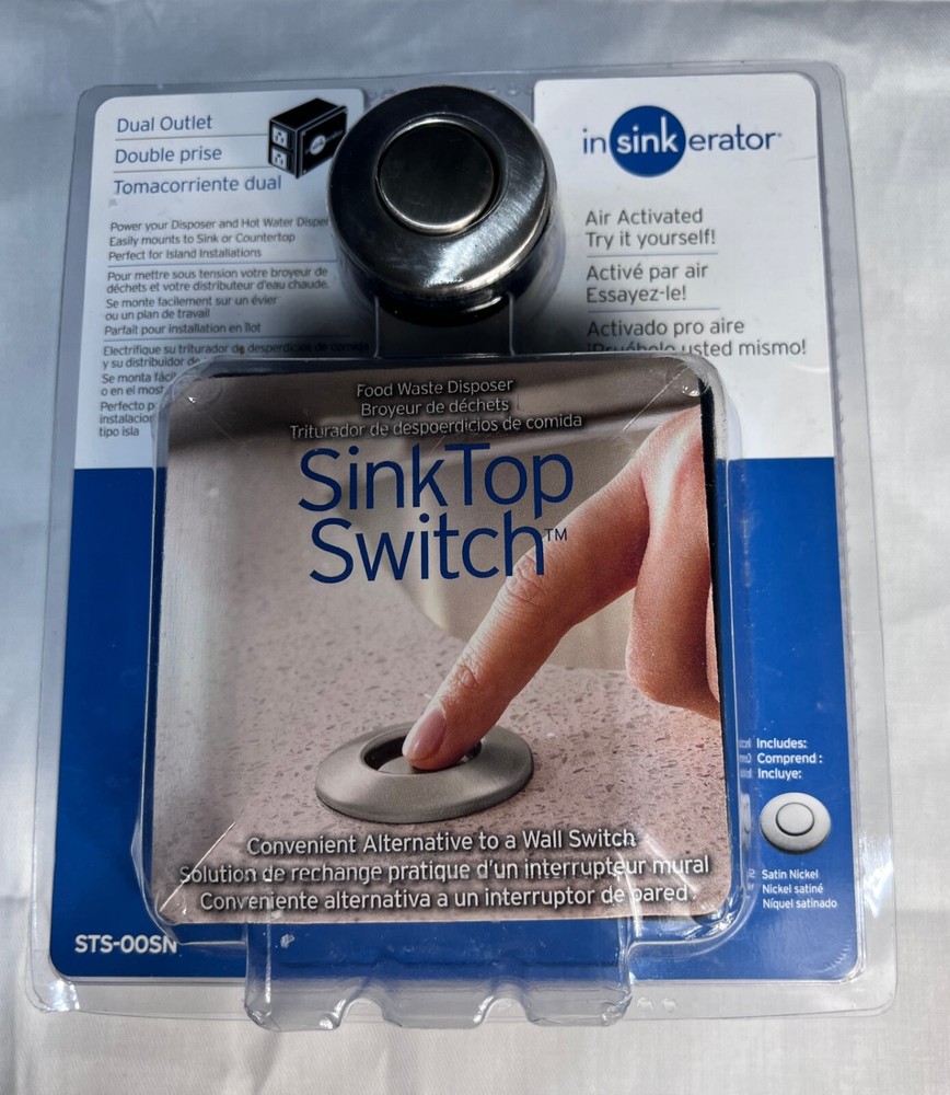 In Sink erator Sink top Air activated Switch