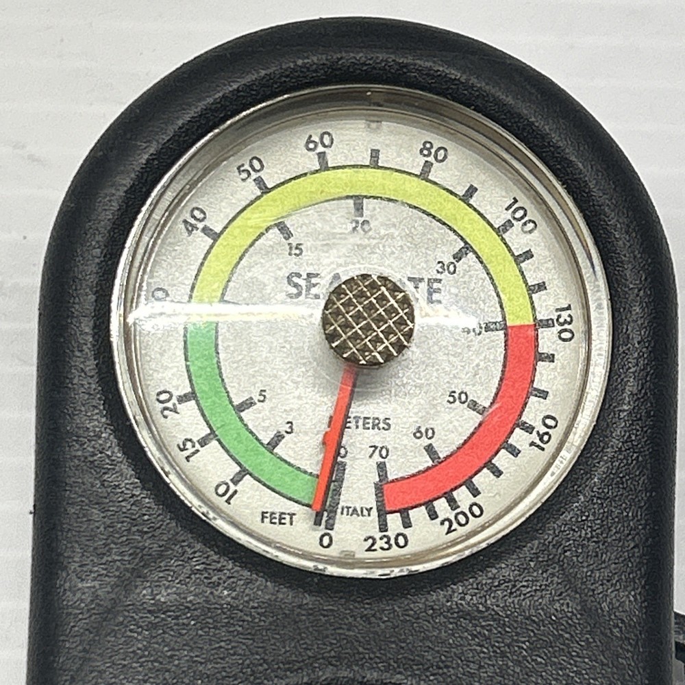 Sea Elite Scuba Double Gauge Console. Tested.