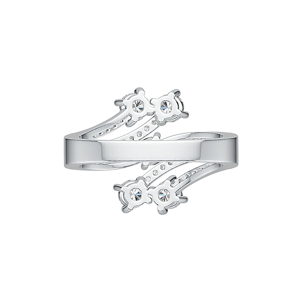 Sterling Silver Semi Mount Ring Setting Round RD 4x4mm