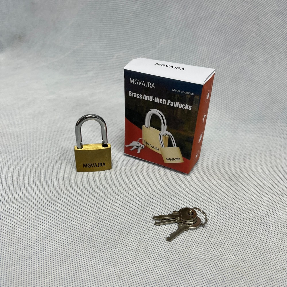 MGVAJRA Solid Brass Anti-theft Metal padlocks