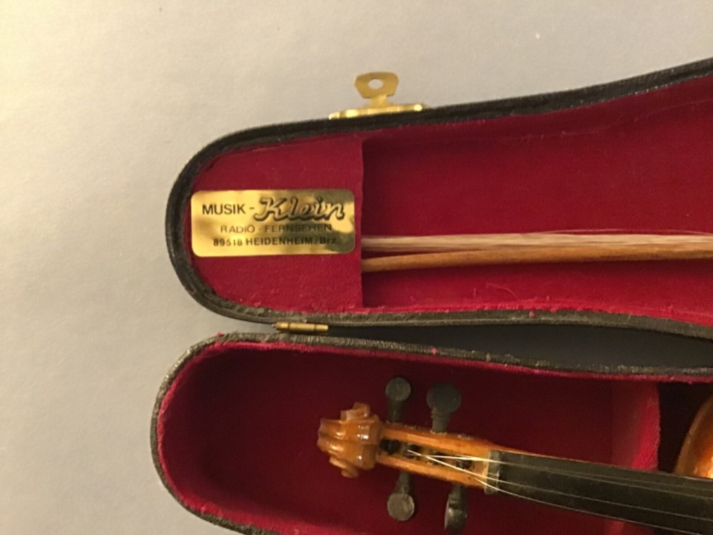 Mini Decorative Violin with case