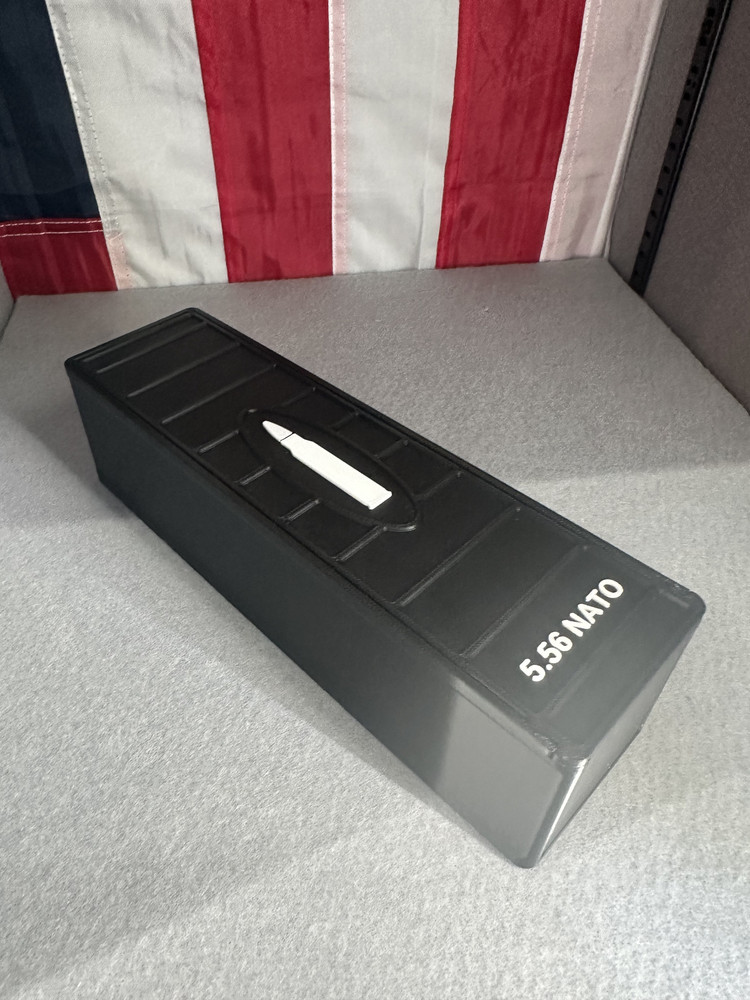 5.56 Ammo Box Storage / Safe Organizer 100 Rnds