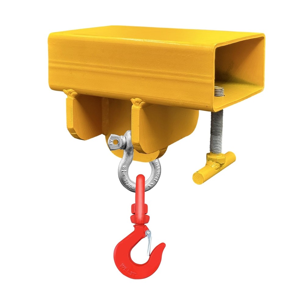 Forklift Lifting Hook Attachment, 5500lbs Capacity Hook Forklift Lifting Hois...