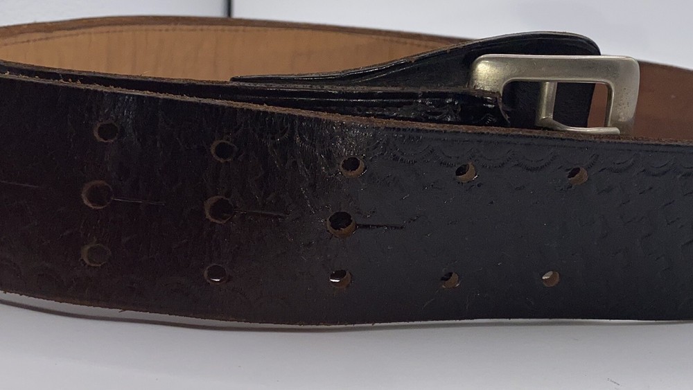 Jay-Pee Belt Wide Two Hooks Leather Vintage