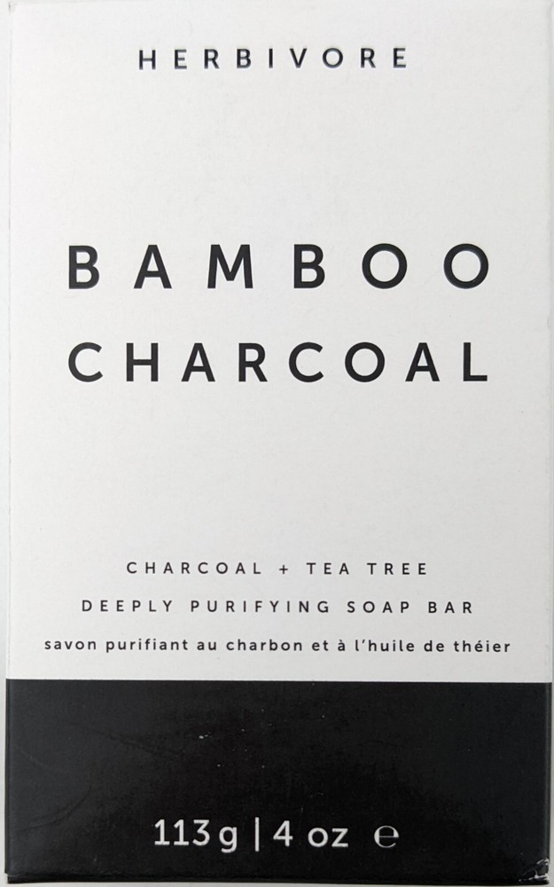Herbivore Bamboo Charcoal + Tea Tree Purifying Soap 4oz. Bar