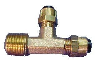 DCI 1/4" Poly Tee x 1/8" MPT