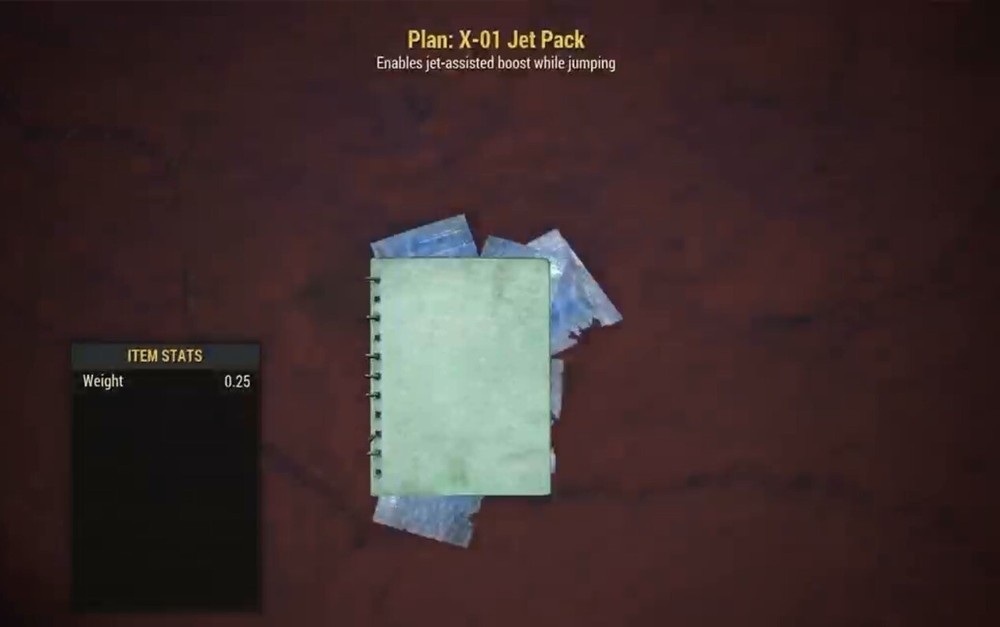 (Xbox) X-01 Jet Pack Plan