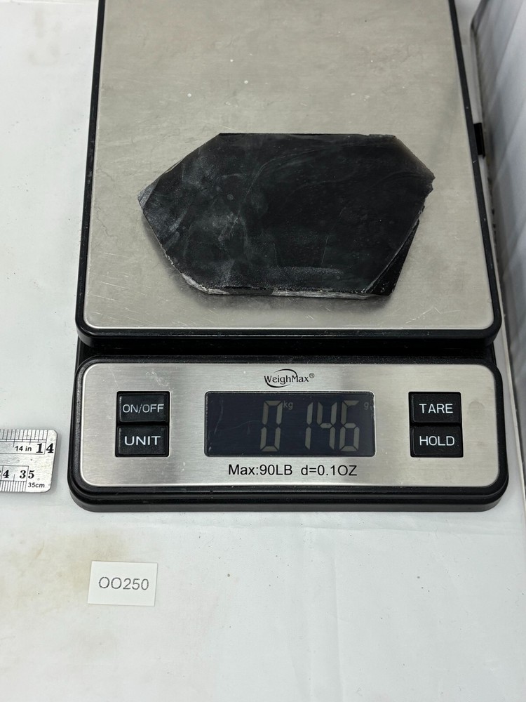 Black Obsidian Slab Lapidary Cabbing Knapping Combo ship avail