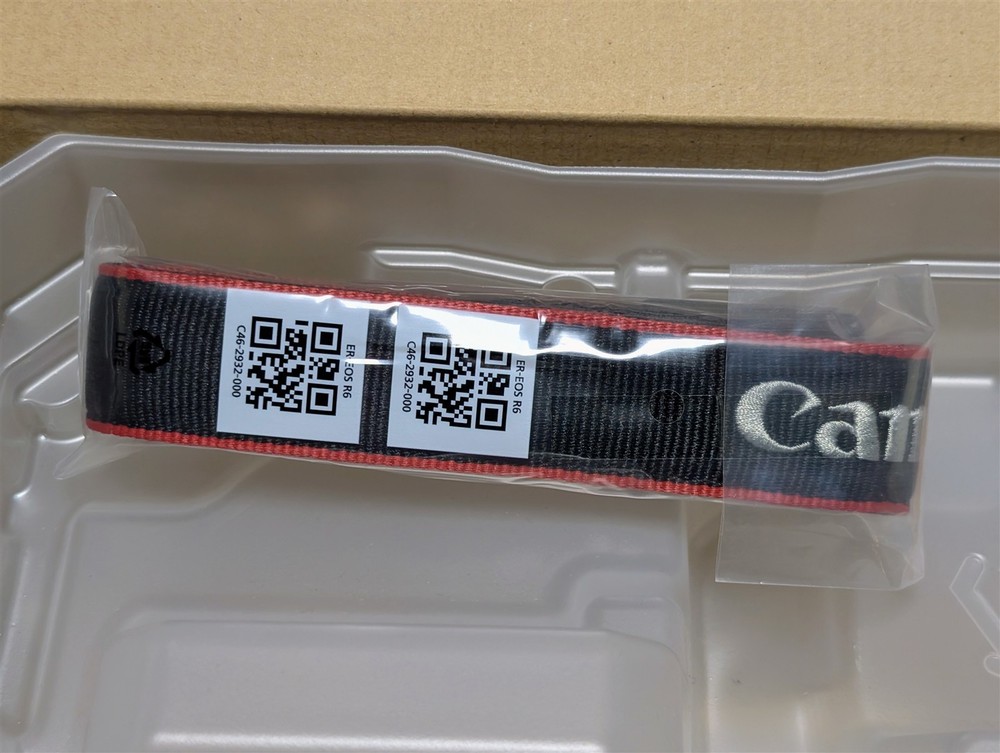 Canon EOS R6 Box & Strap ONLY! - NO CAMERA!