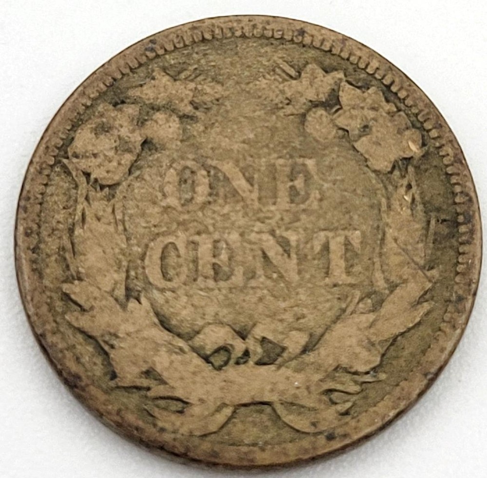 1858 US FLYING EAGLE PENNY G DETAILS