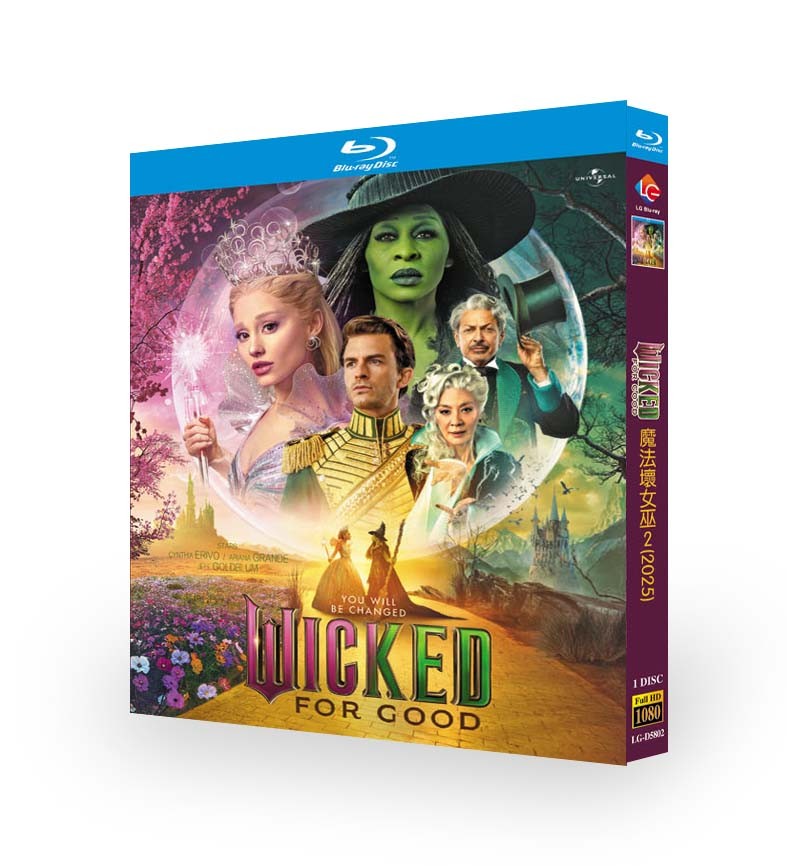 Wicked: For Good (2025) 1 光盘全新密封盒套装英语音频-