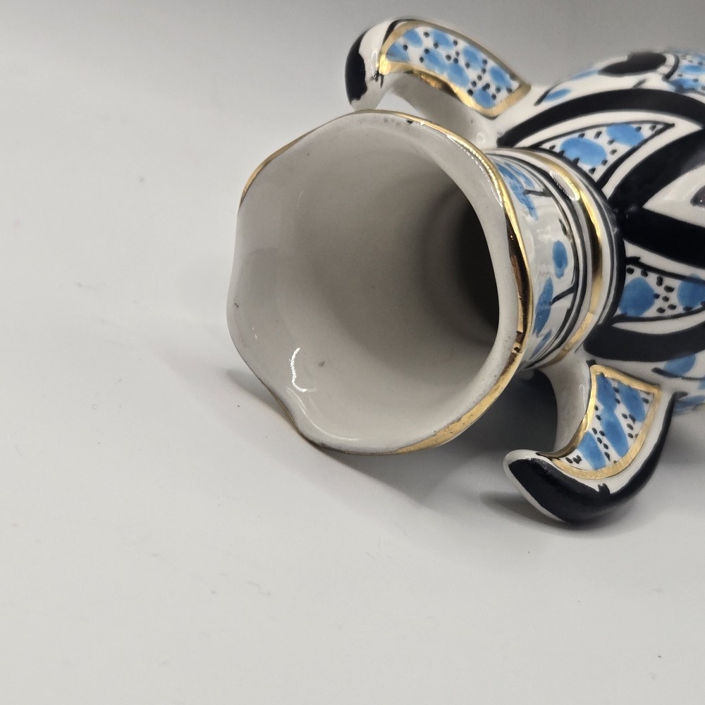 Azouz Kharraz Ceramic Horned Vase