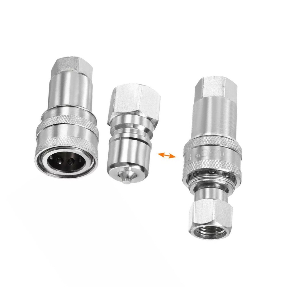 1Set x Hydraulic Quick Connect Couple Hydraulic Quick Female Thread Pipe Fitting